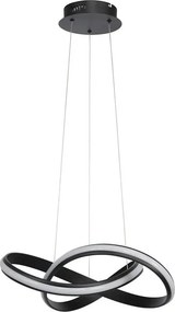 Candelabru LED reglabil suspendat pe cablu SALO LED/28W/230V 3000K negru