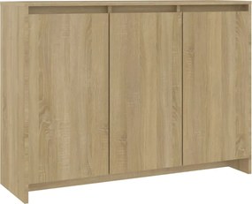 vidaXL Servantă, stejar sonoma, 102x33x75 cm, PAL