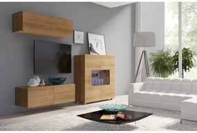 Mobilier living Calabria C9 (Stejar auriu) (fără iluminat). 1051626