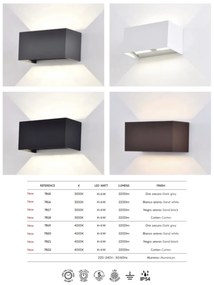 Aplica LED de perete iluminat exterior ambiental IP54 DAVOS DOUBLE