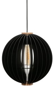 Pendul din lemn design modern ORB negru 51,5cm