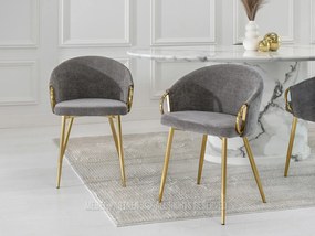 Scaun Carma K (gri + auriu). 1111003