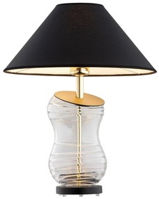 Veioza, lampa de masa design modern Veneto negru
