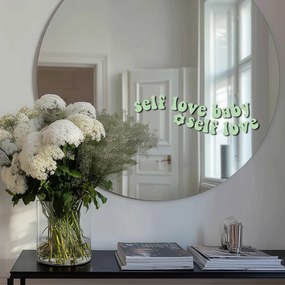 Autocolant pentru oglindă S25 – Self love baby