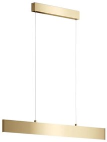 Lustră LED pe cablu Maytoni P010PL-L23G3K STEP LED/23W/230V 3000K 91 cm auriu