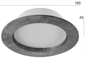 LED Spot WOODY 12,5W 230V 3000K cireș Ø16 cm