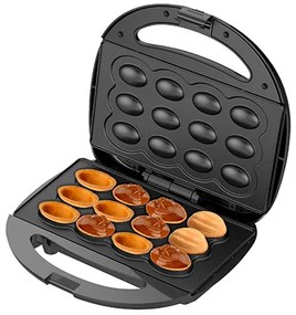 Aparat pentru Copt Forme Coji de Nuci Adler AD 3071, Putere 750 W, 12 bucati