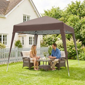 Outsunny Foisor Pliabil 2.4x2.4m, Foisor de Gradina Structura | Aosom Romania