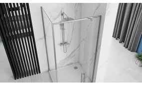 Cabina de dus dreptunghiulara de colt cu usi batante Rea Rapid Swing 100x90 cm
