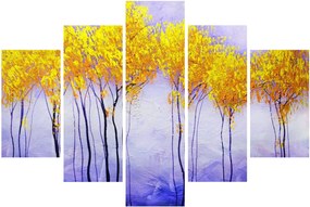 Tablou - Copaci galbeni (150x105 cm)