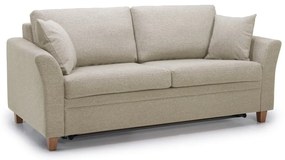 Canapea bej extensibilă 190 cm Sonia - Scandic