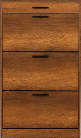 Pantofar SHC-431-OO-1, nuc, PAL melaminat, 75x29x128 cm