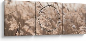 Tablou - Adiere de luncă (cu ceas) (90x30 cm)
