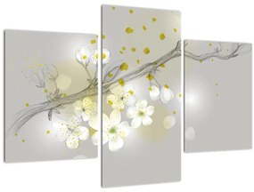 Tablou - Crenguțe înflorite (90x60 cm)