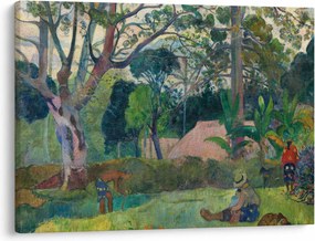 Tablou - Paul Gauguin, Te raau rahi (The Big Tree), reproducere (70x50 cm)