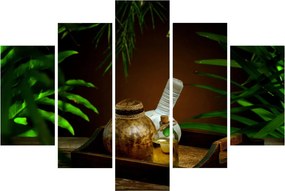 Tablou cu obiectele spa (150x105 cm)