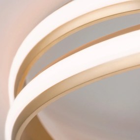 Plafoniera, Lustra aplicata dimabila Circus satin brass