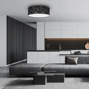 Plafonieră SATINO 3xE27/60W/230V neagră/gri