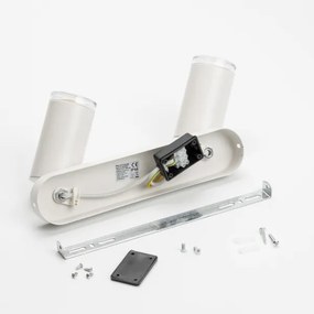 Spot pentru baie Brilagi SELE 2xGU10/30W/230V IP44 alb