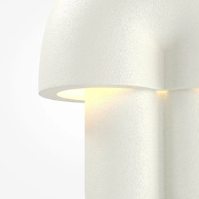 Veioza decorativa LED din ceramica Hope alb mat