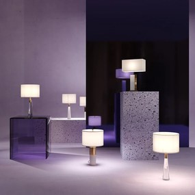 Veioza, lampa de masa design modern Bianco alama, alb