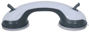 Bară pentru baie cu ventuze Spirella SAFE, albă,29 cm