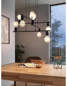 Eglo 98909 - Lustră pe cablu MEZZANA 8xE27/40W/230V