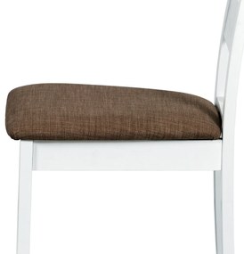 Set de scaune de sufragerie BC-2603 WT, alb, 2buc.