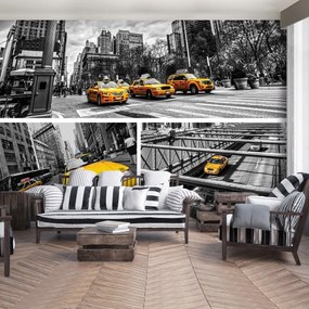 Fototapet - Taxiu galben - colaj (152,5x104 cm)