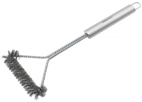 Perie de curatat gratar Kinghoff KH 1915, 41,5 cm, Maner ergonomic, Peri din otel, Inox