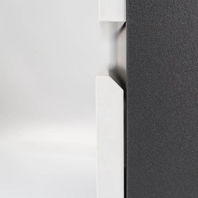 Mobilier complet de baie Vario Forte 100 antracit-alb