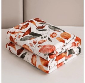 Cuvertura de pat cu model AUTUMN LEAVES, colorata Dimensiune: 170 x 210 cm