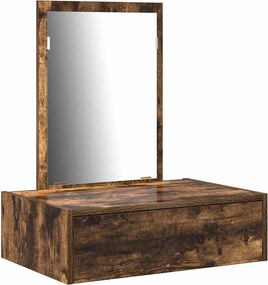 vidaXL Masă de Machiaj cu sertar Maro 60 x 40 x 70 cm Lemn compozit