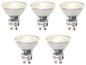 Set de 5 becuri LED GU10 cu 3 trepte de intensitate luminoasă 7W 600 lm 4000K