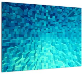 Tablou - cuburi abstracte (70x50 cm), în 40 de alte dimensiuni noi