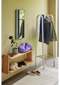 Raft în culoare naturală etajat cu aspect de lemn de stejar 100 cm Forma – Hübsch