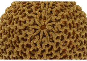 Taburet tricotat, bumbac muştar, GOBI TYP 2