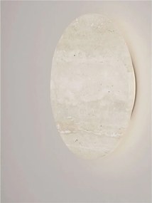 Aplica perete din travertin cu lumina ambientala VIANO 23cm