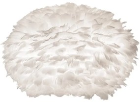 Abajur modern cu pene de gasca EOS alb, 65cm
