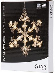 Decorațiune luminoasă de Crăciun Icy Snowflake – Star Trading