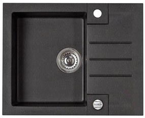 Chiuvetă de bucătărie ALVEUS 1090951 ROCK 59,5x47,5 cm negru