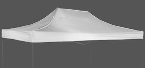 Prelată acoperiș  3x4,5m - hexagonal, Alb