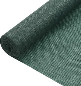 vidaXL Plasă protecție intimitate, verde, 3,6x25 m, HDPE, 75 g/m²