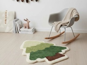 Covoras de Craciun SPRUCE antialunecare 37x57 cm, colorat