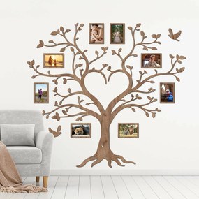 DUBLEZ | Ramă foto Arbore Genealogic din lemn