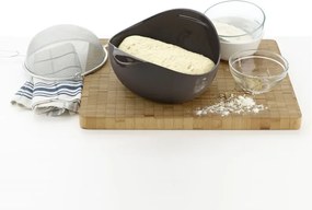 Vas preparare si coacere paine Lekue 1009037, 28 x 23 x 13 cm, 600 ml, Silicon platinat, -60 +220 °C, Negru