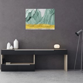 Tablou - Munții Smarald N⁰1 (70x50 cm)