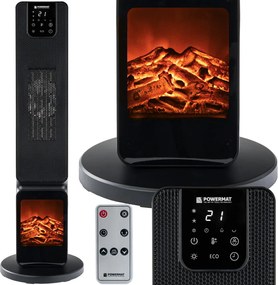 Elektromos Fűtőtest Oszlopos Kandalló PM-GKL-3500DLK