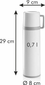 Termos cu cană Tescoma CONSTANT CREAM, 0,7 l, 0,7 l