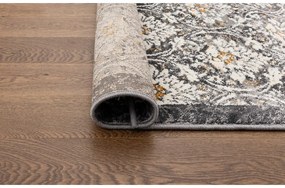 Covor tip traversă gri închis-fildeș 67x200 cm Soft Viskan – FD